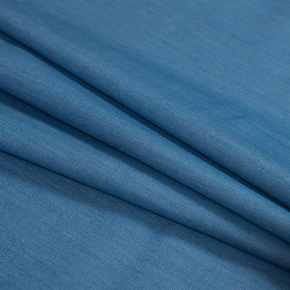 Light Blue 6oz Hemp Denim Folded