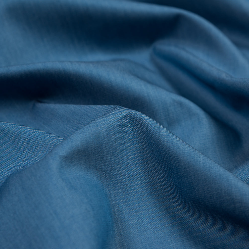 Light Blue 6oz Hemp Denim Detail