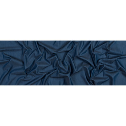 Medium Blue 6oz Hemp Denim Folded