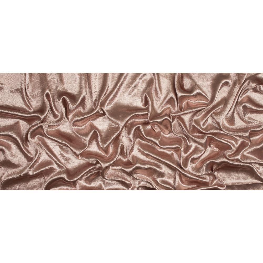 Luminous Adobe Rose Wrinkled Polyester Folded