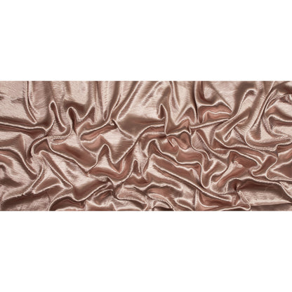 Luminous Adobe Rose Wrinkled Polyester Folded