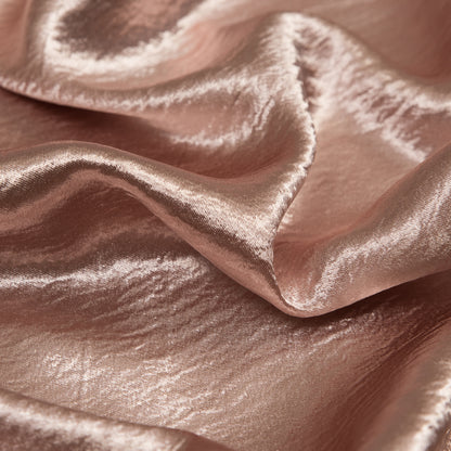 Luminous Adobe Rose Wrinkled Polyester Full