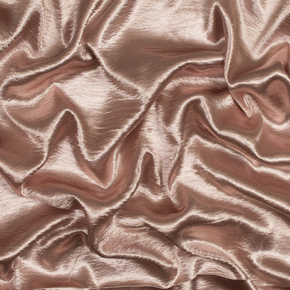Luminous Adobe Rose Wrinkled Polyester