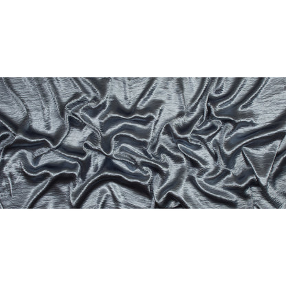 Luminous Baby Blue Wrinkled Polyester Folded