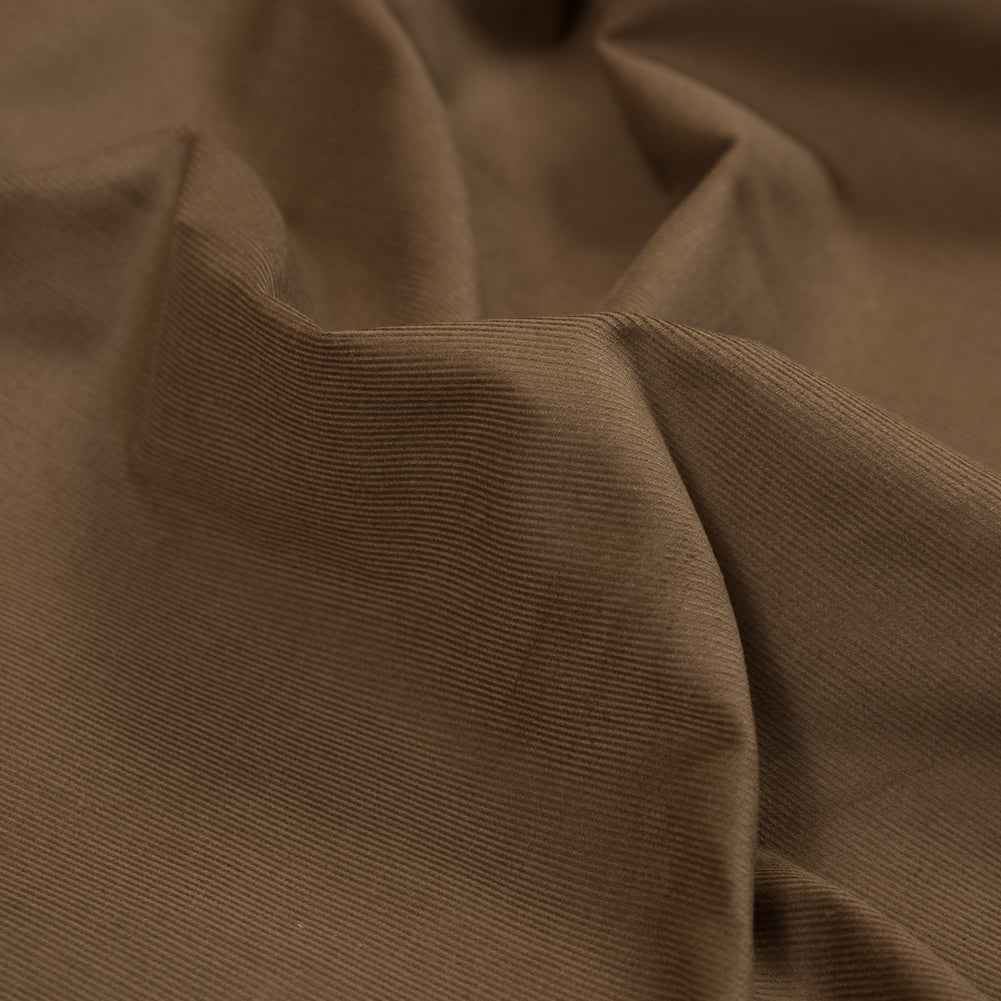 Featherwale Cotton Corduroy - Khaki - Dawn Collection Full