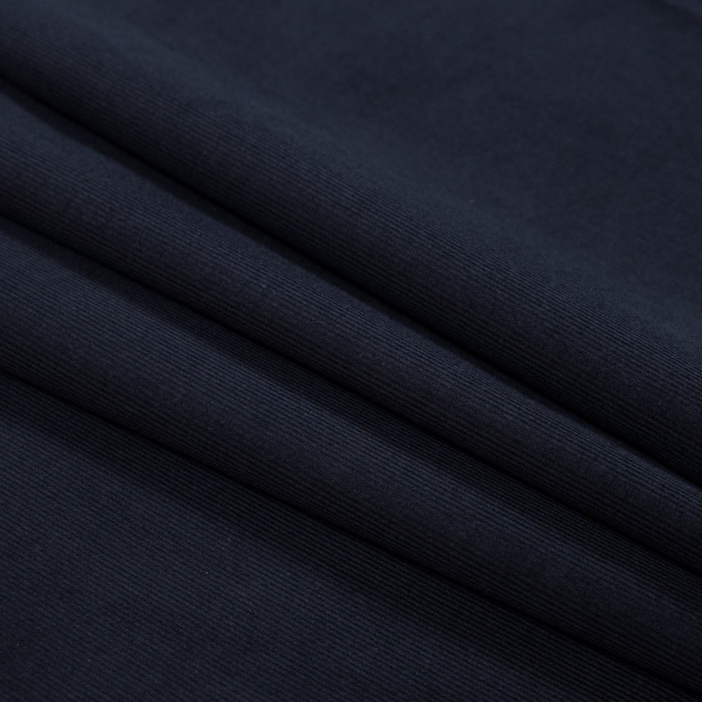 Featherwale Cotton Corduroy - Navy - Dawn Collection Detail