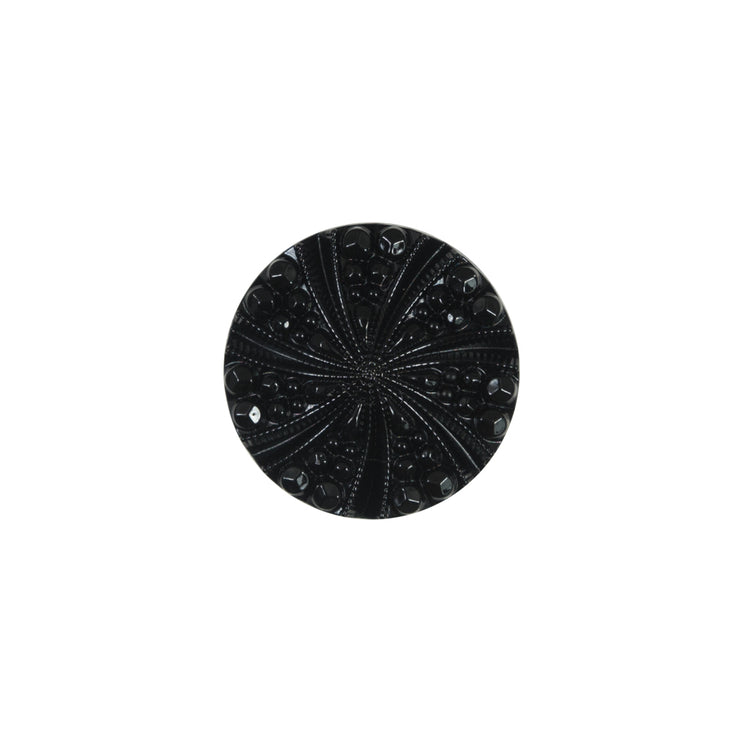 template--25130090922057__main-Black Bevel Cut Plastic Button - 24L/15mm