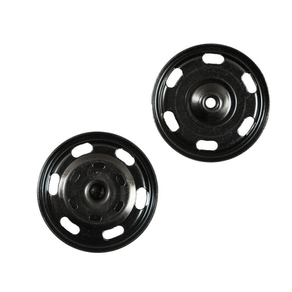 Gunmetal Metal Sew on Snaps - 45L/28mm Detail