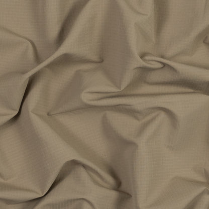 Beige Tonal Striped Nylon Faille