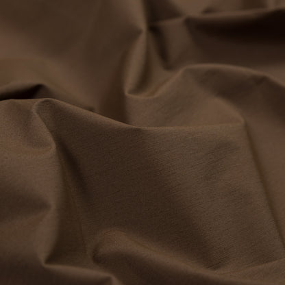 Golden Olive Stiff Cotton Poplin Detail