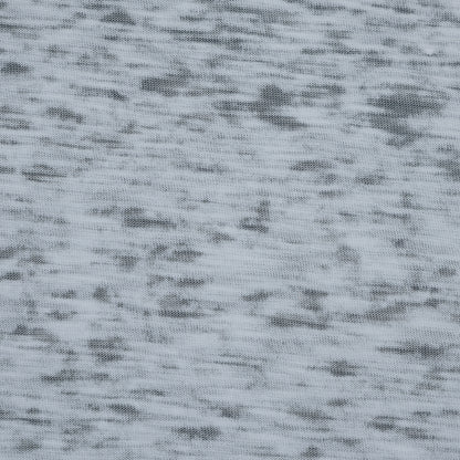 White Cotton and Polyester Burnout Jersey Detail