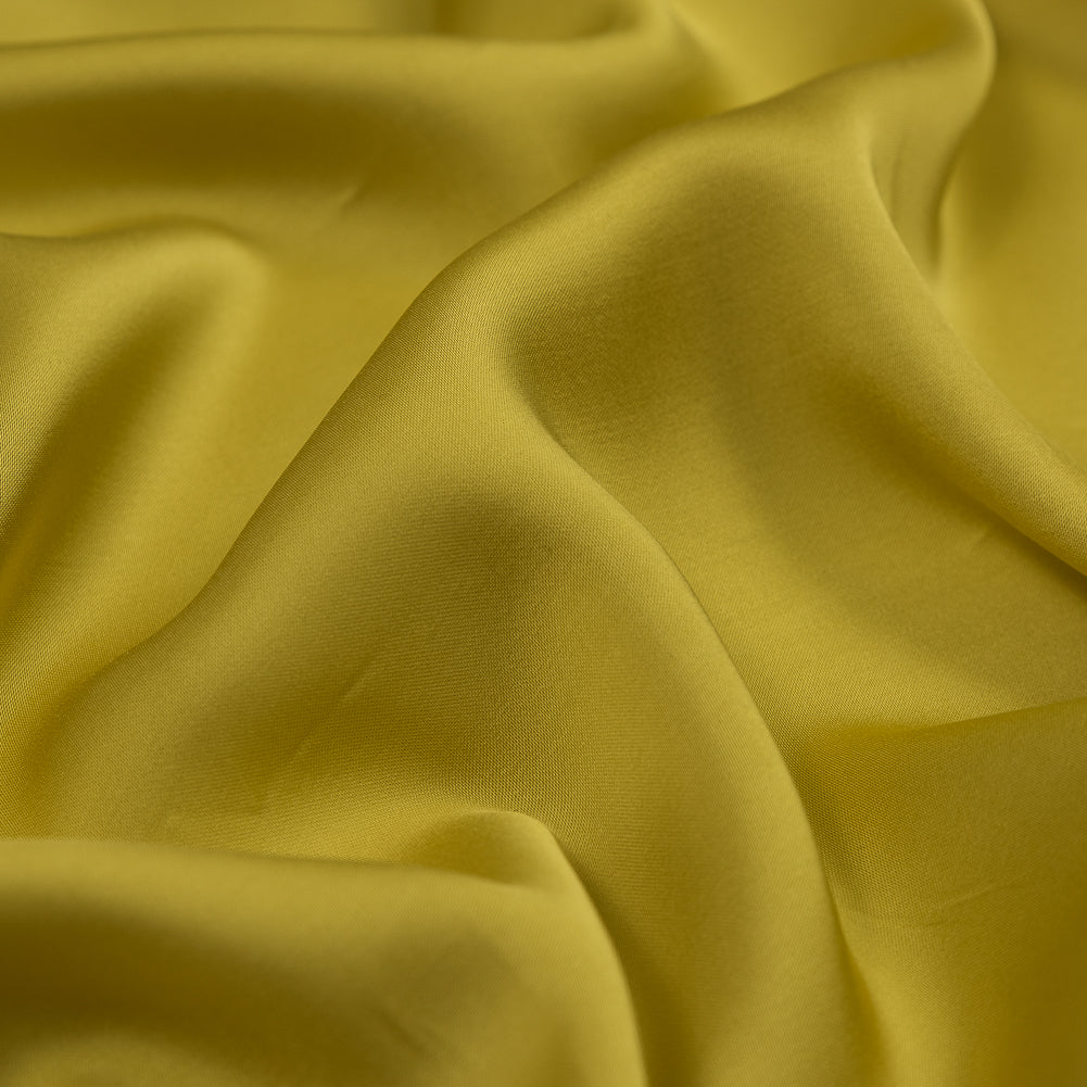 Yellow Satin-Faced Twill Lining Detail