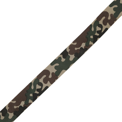 Camouflage Printed Grosgrain Ribbon - 1"