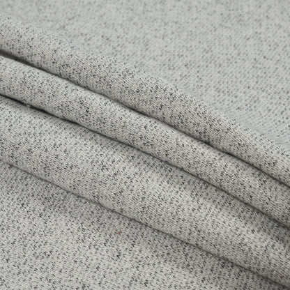 Thick Cotton French Terry - Salt and Pepper Detail