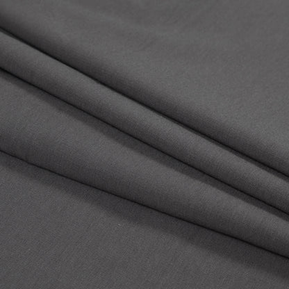 Emei Charcoal Bamboo Stretch French Terry Detail