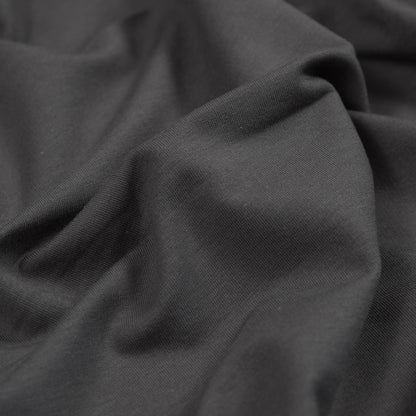 Emei Charcoal Bamboo Stretch French Terry Full