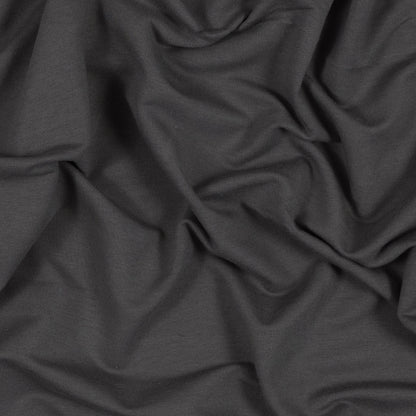 Emei Charcoal Bamboo Stretch French Terry
