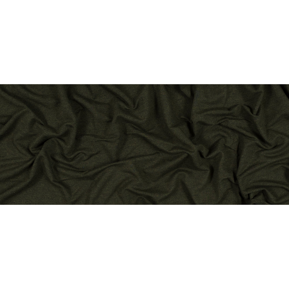 Bamboo Stretch French Terry - Heather Forest - Emei Collection Folded