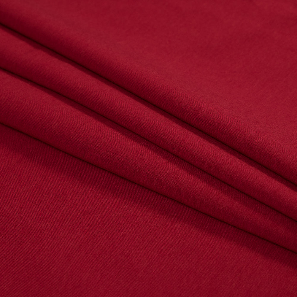 Bamboo Stretch French Terry - Chili - Emei Collection