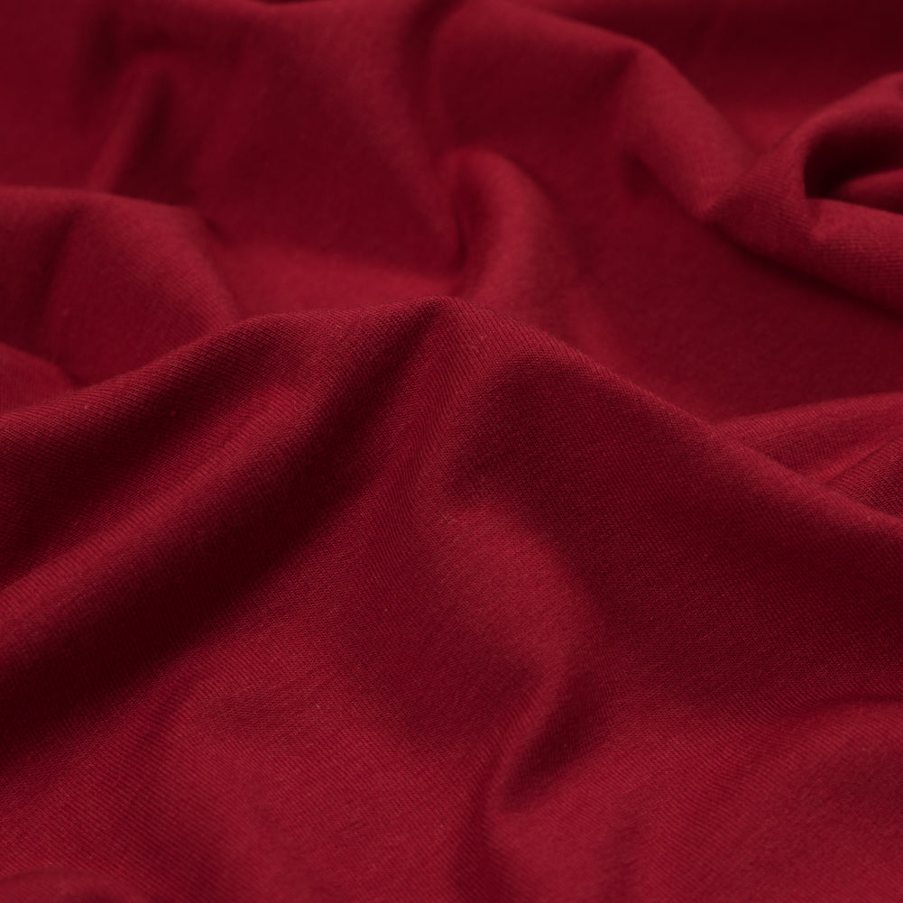 Bamboo Stretch French Terry - Chili - Emei Collection