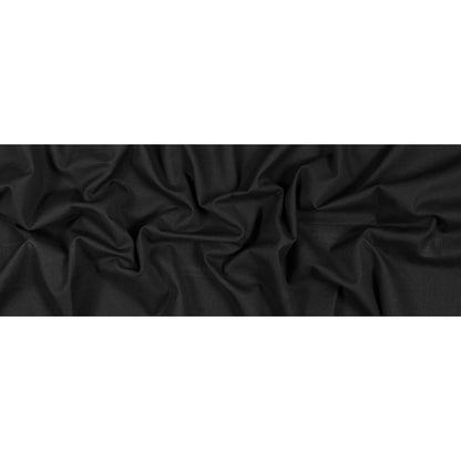 Hemp and Organic Cotton Canvas - Black Folded