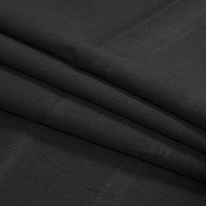 Hemp and Organic Cotton Canvas - Black Detail