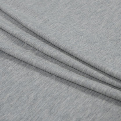 Bamboo and Merino Wool Jersey - Light Gray Detail