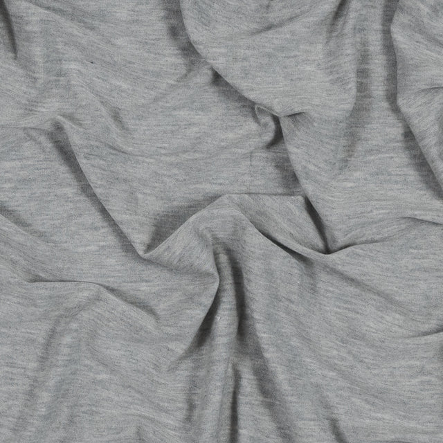 Bamboo and Merino Wool Jersey - Light Gray