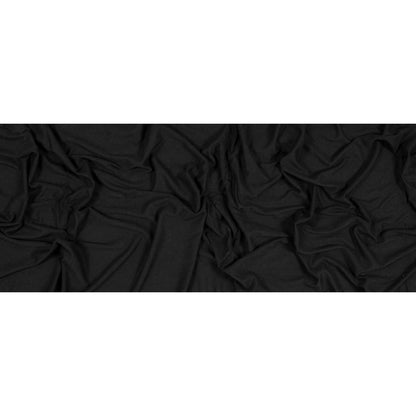 Bamboo and Merino Wool Jersey - Black Folded