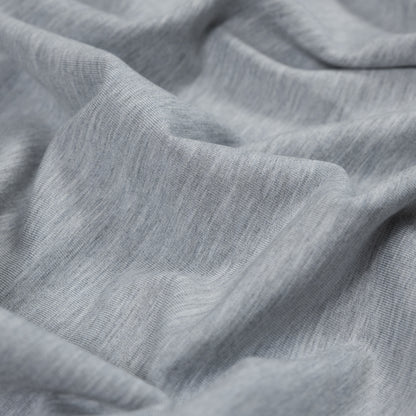 Bamboo and Merino Wool Stretch Fleece - Light Gray Full