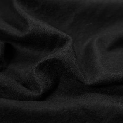 Bamboo and Merino Wool Stretch Fleece - Black Full