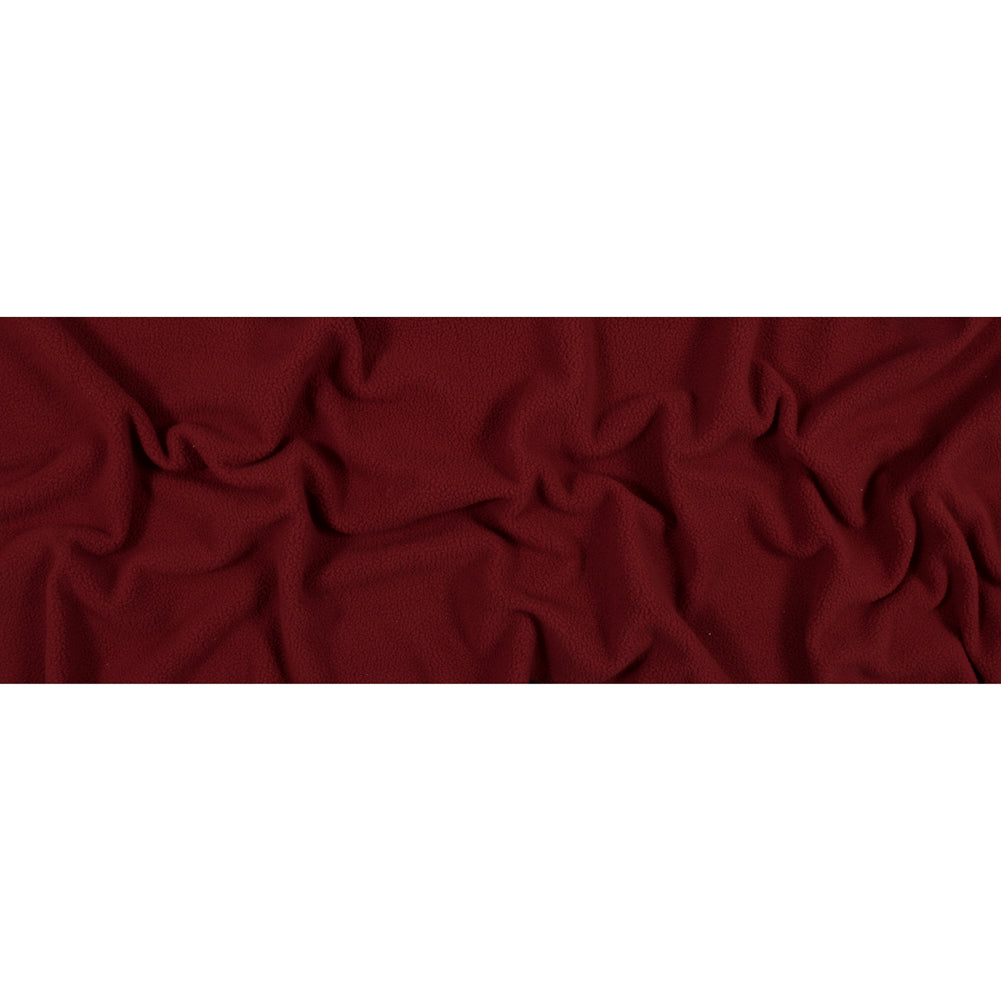 Merlot Heather Sherpa Fleece Folded