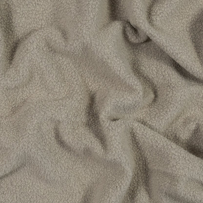 Pearl and Oatmeal Heather Sherpa Fleece