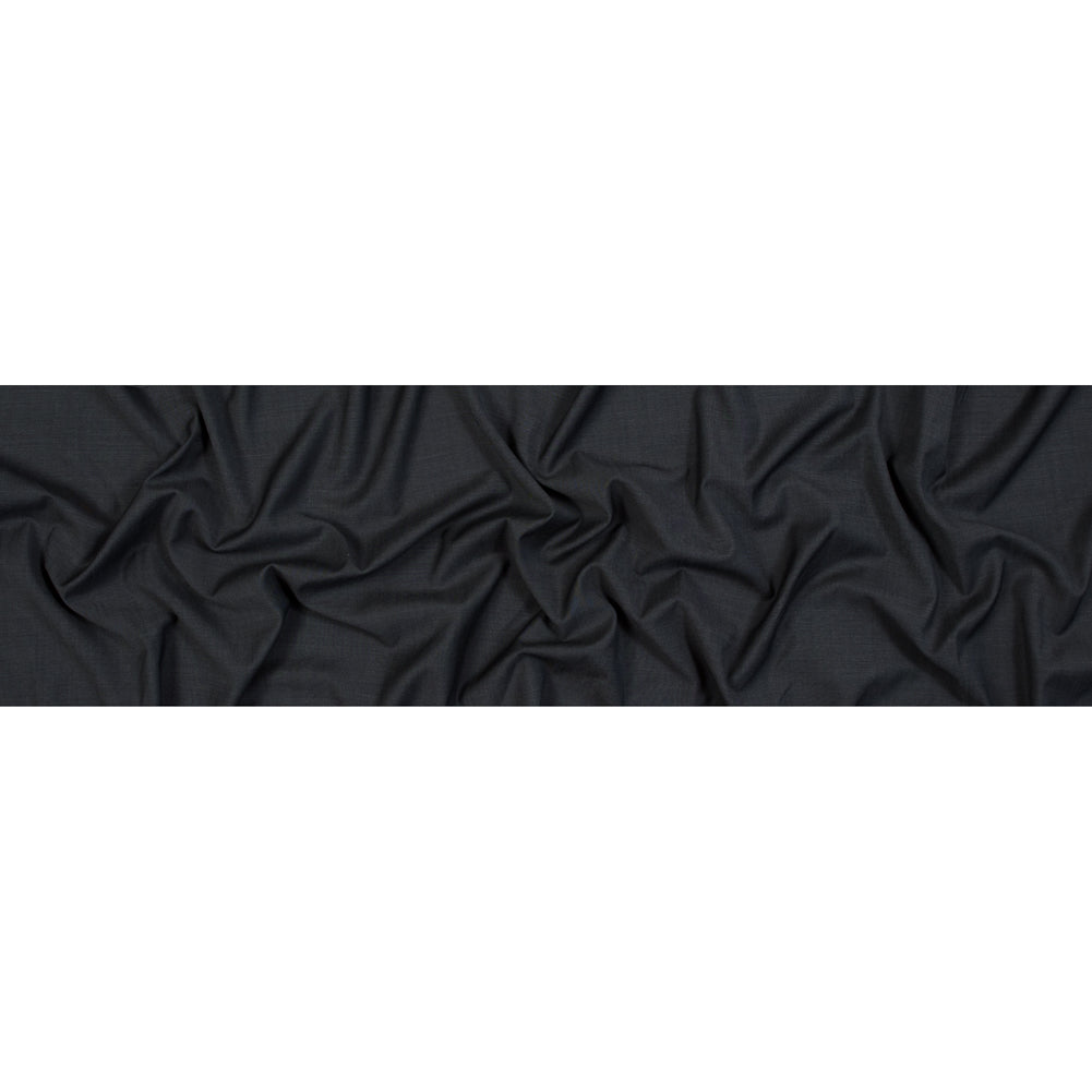 Super 150 Wool Suiting - Charcoal Folded