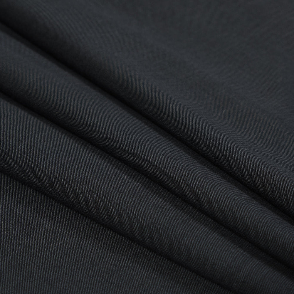 Super 150 Wool Suiting - Charcoal Detail
