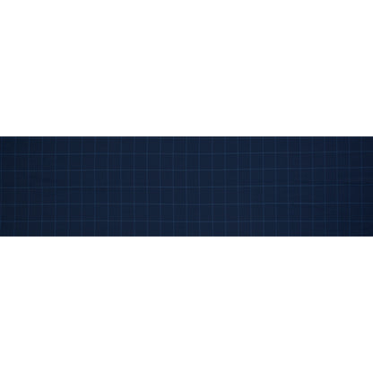 Super 150 Wool Suiting - Blue Windowpane Check Full
