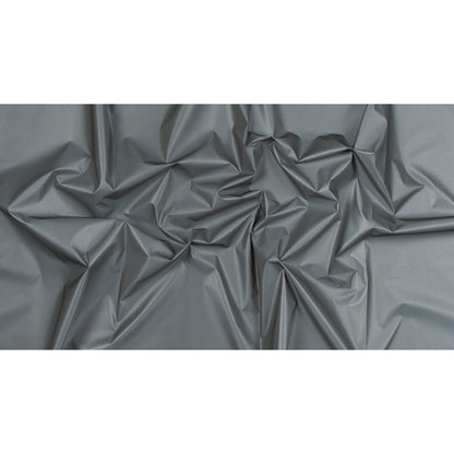 Silver Crisp Reflective Fabric Folded