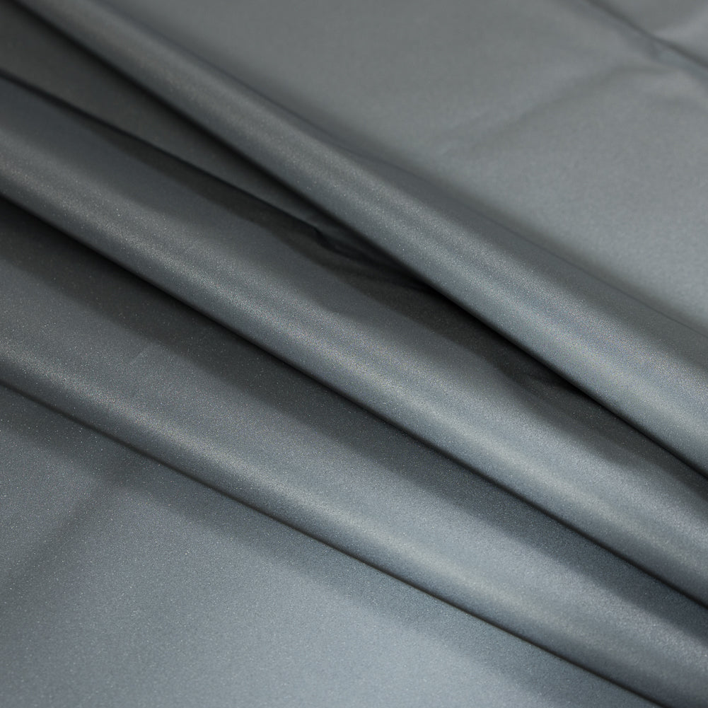 Silver Crisp Reflective Fabric Detail
