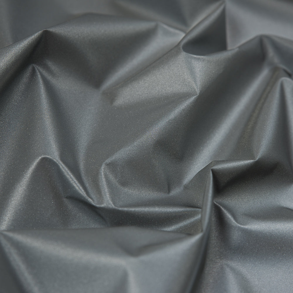 Silver Crisp Reflective Fabric Full