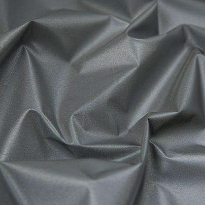 Silver Crisp Reflective Fabric Full