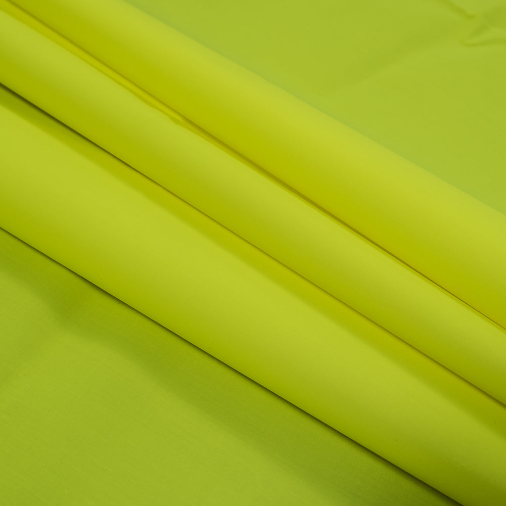 Neon Yellow Cotton-Backed Reflective Fabric Detail