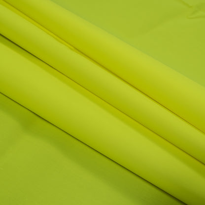 Neon Yellow Cotton-Backed Reflective Fabric Detail