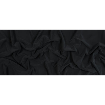 Black on Black Stretch Knit Reflective Fabric Folded