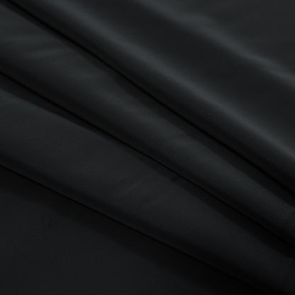 Black on Black Stretch Knit Reflective Fabric Detail