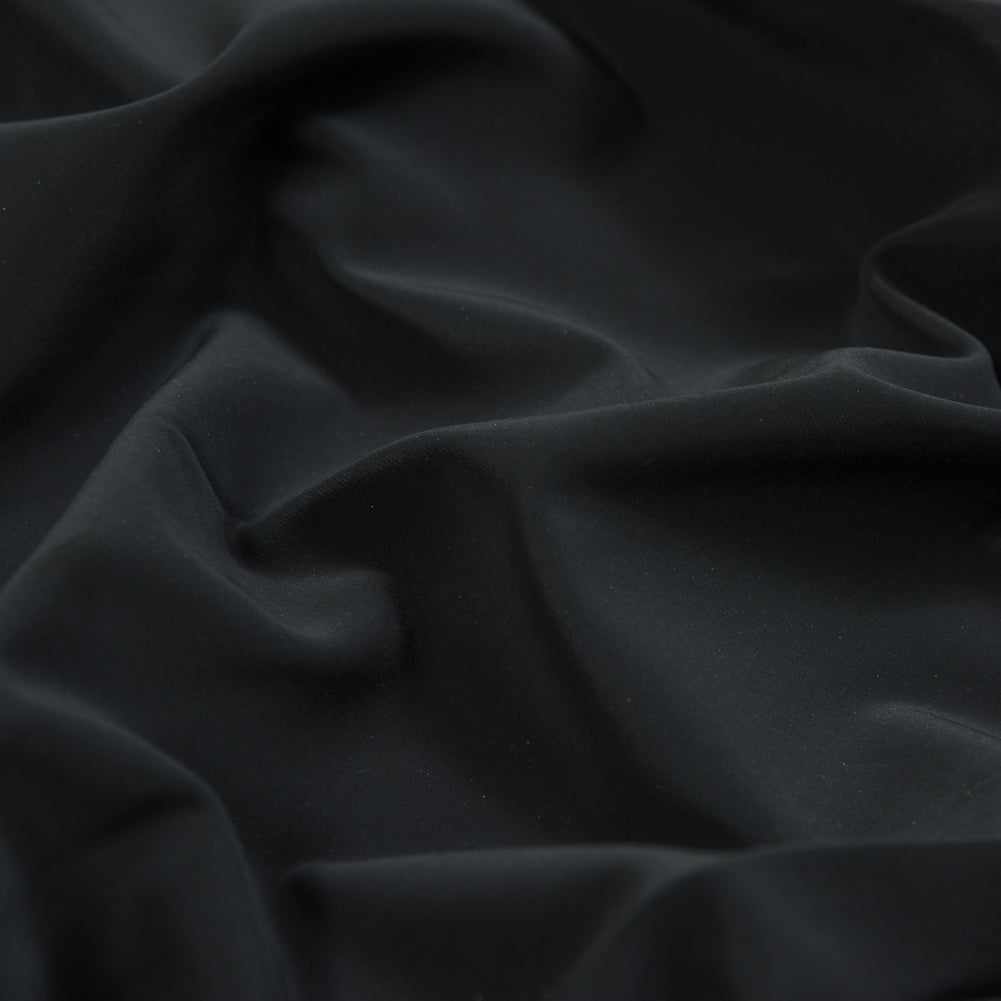 Black on Black Stretch Knit Reflective Fabric Full