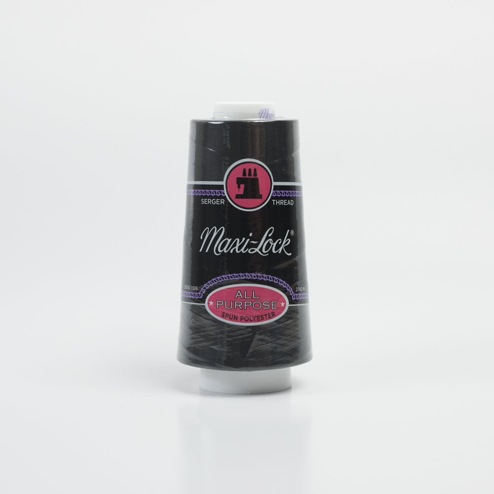 Maxi-Lock Serger Thread 3000yds - Black