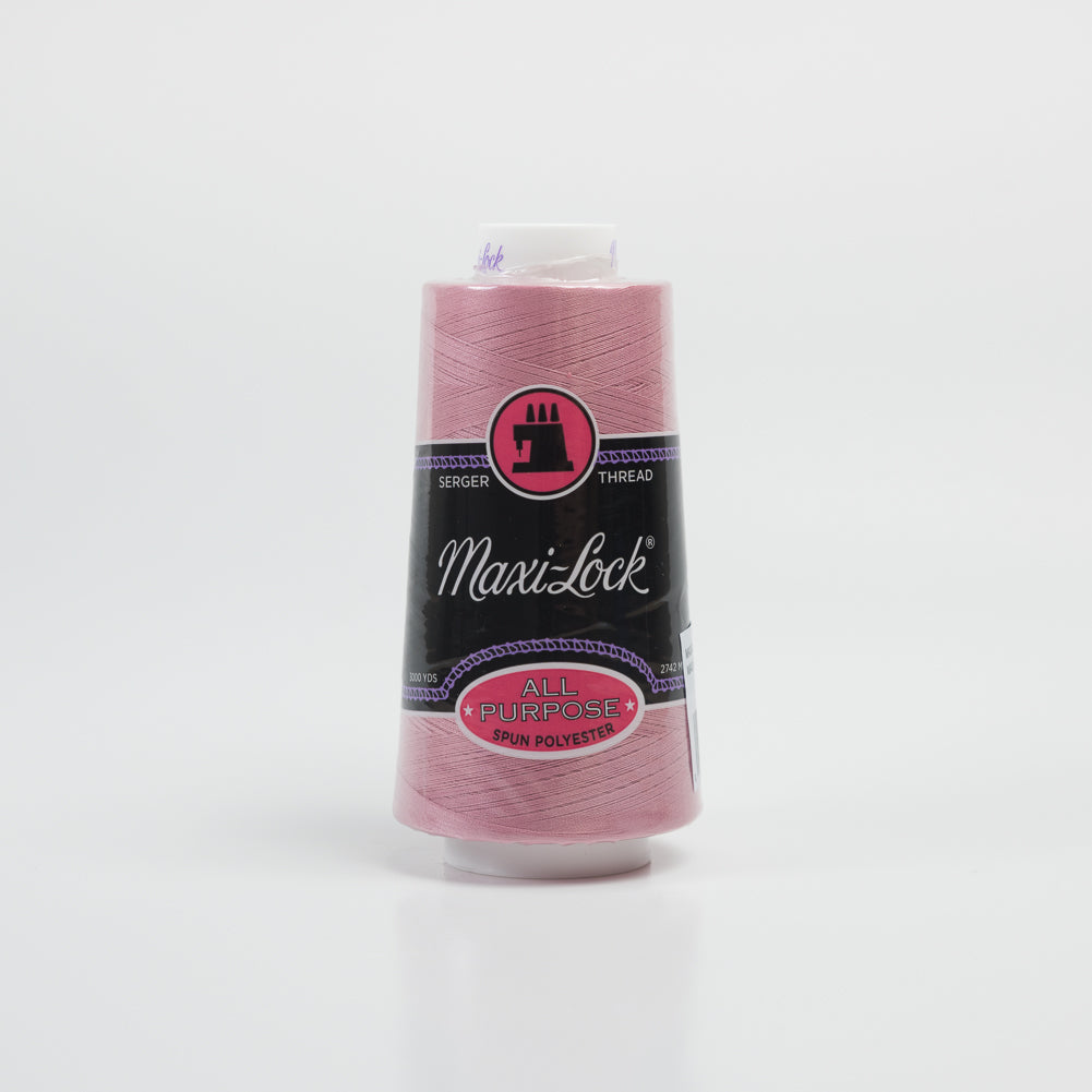 Maxi-Lock Serger Thread 3000yds - Mauve Pink