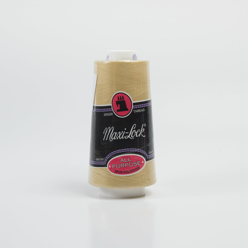 Maxi-Lock Serger Thread 3000yds - Straw Gold