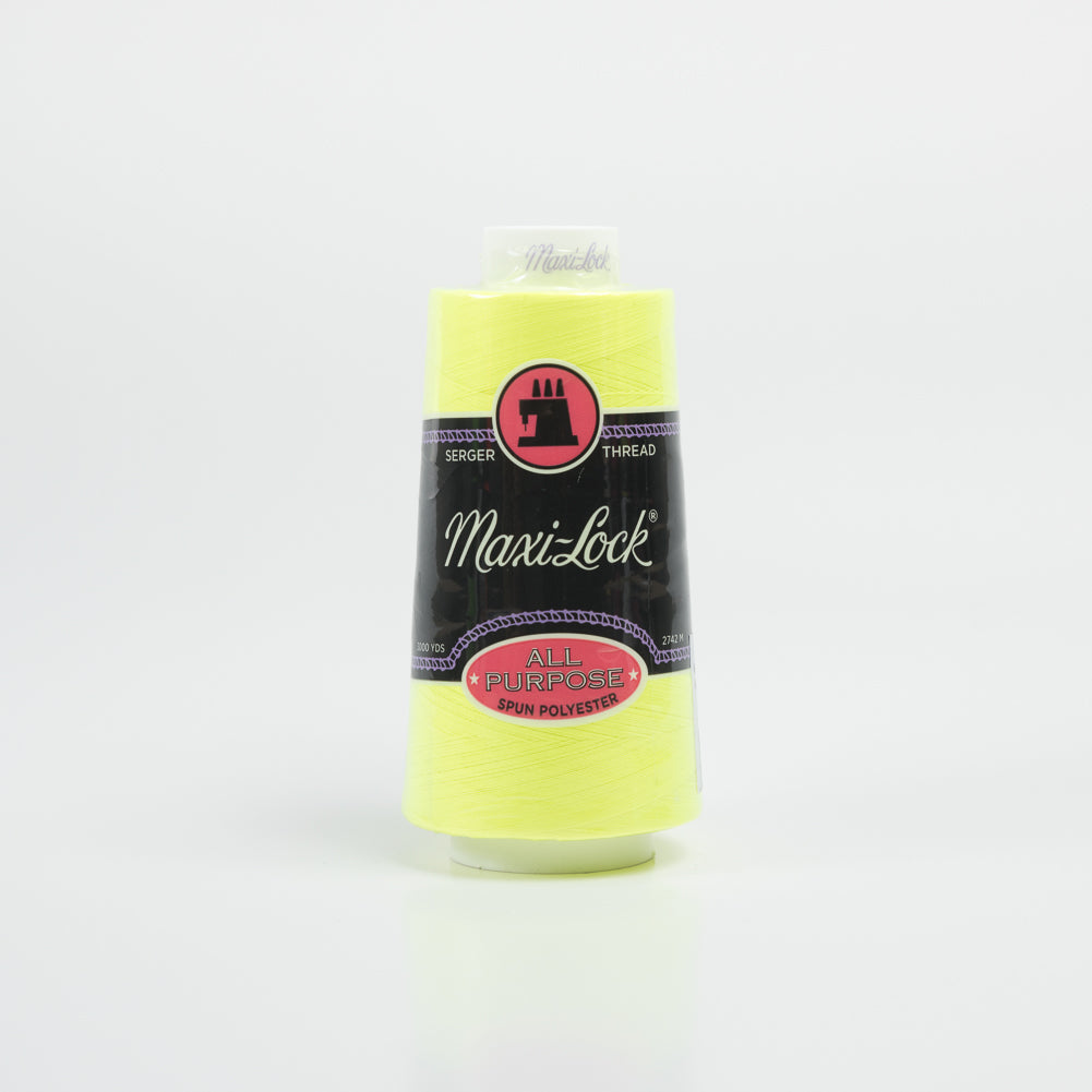 Maxi-Lock Serger Thread 3000yds - Neon Yellow