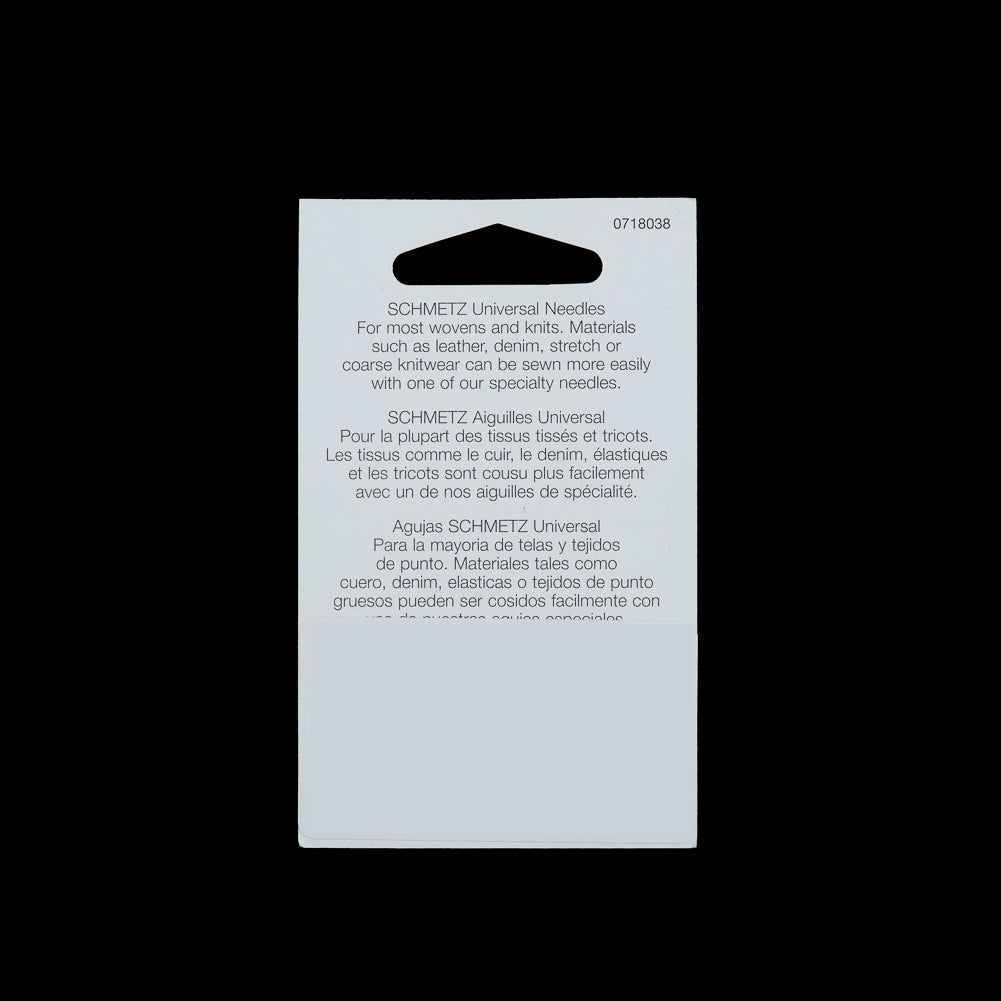 Schmetz Universal Machine Needles - Assorted Sizes - 5 ct Detail